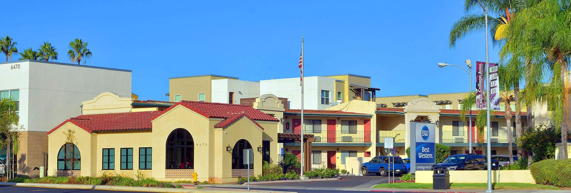 Site Map Lamplighter Inn & Suites at SDSU California